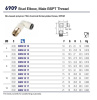 FDA NICKEL BRA 3/8"BSPT ELBOW