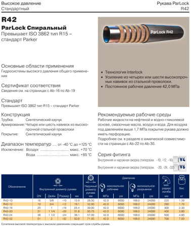 Рукав высокого давления SAE100R15 DN38