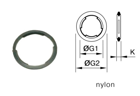 PLASTIC WASHER 1/4