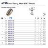 MALE 1/2"BSPT STAINLESS STEEL