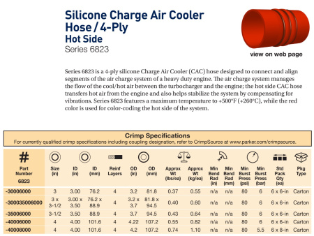 CAC HOSE HOT SIDE 4