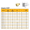 INCREASER MALE 1/4"NPT FEMALE
